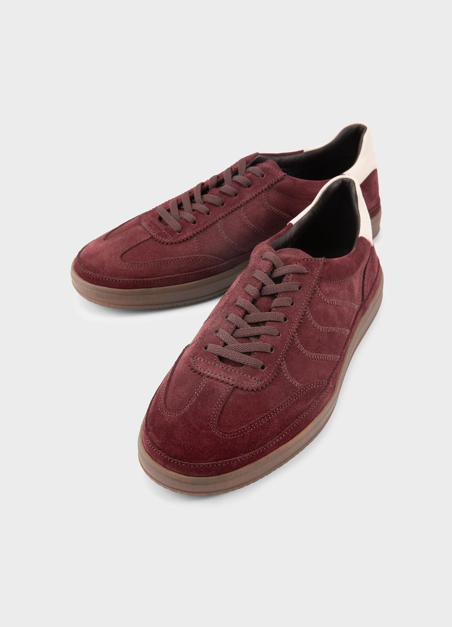 Leo sneakers Κοκκινο σουεντ