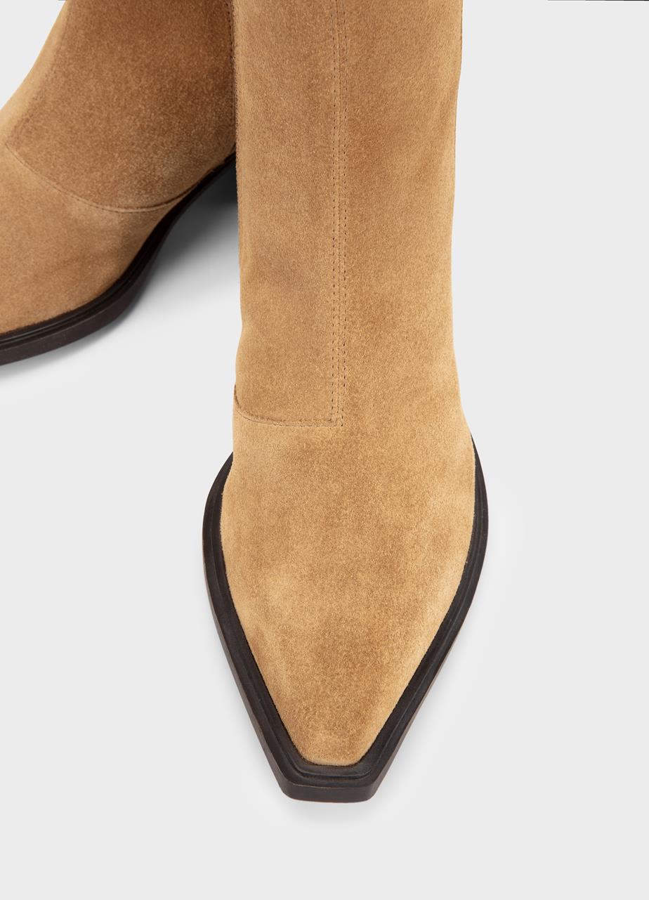 Kelsey stiefeletten Beiges, Veloursleder