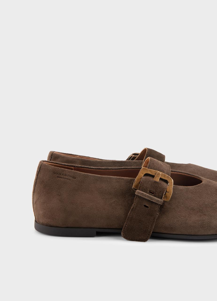 Aleya ballet flats Brown, Suede