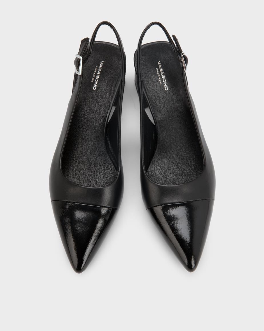 Marta pumps Black, Leather/Comb