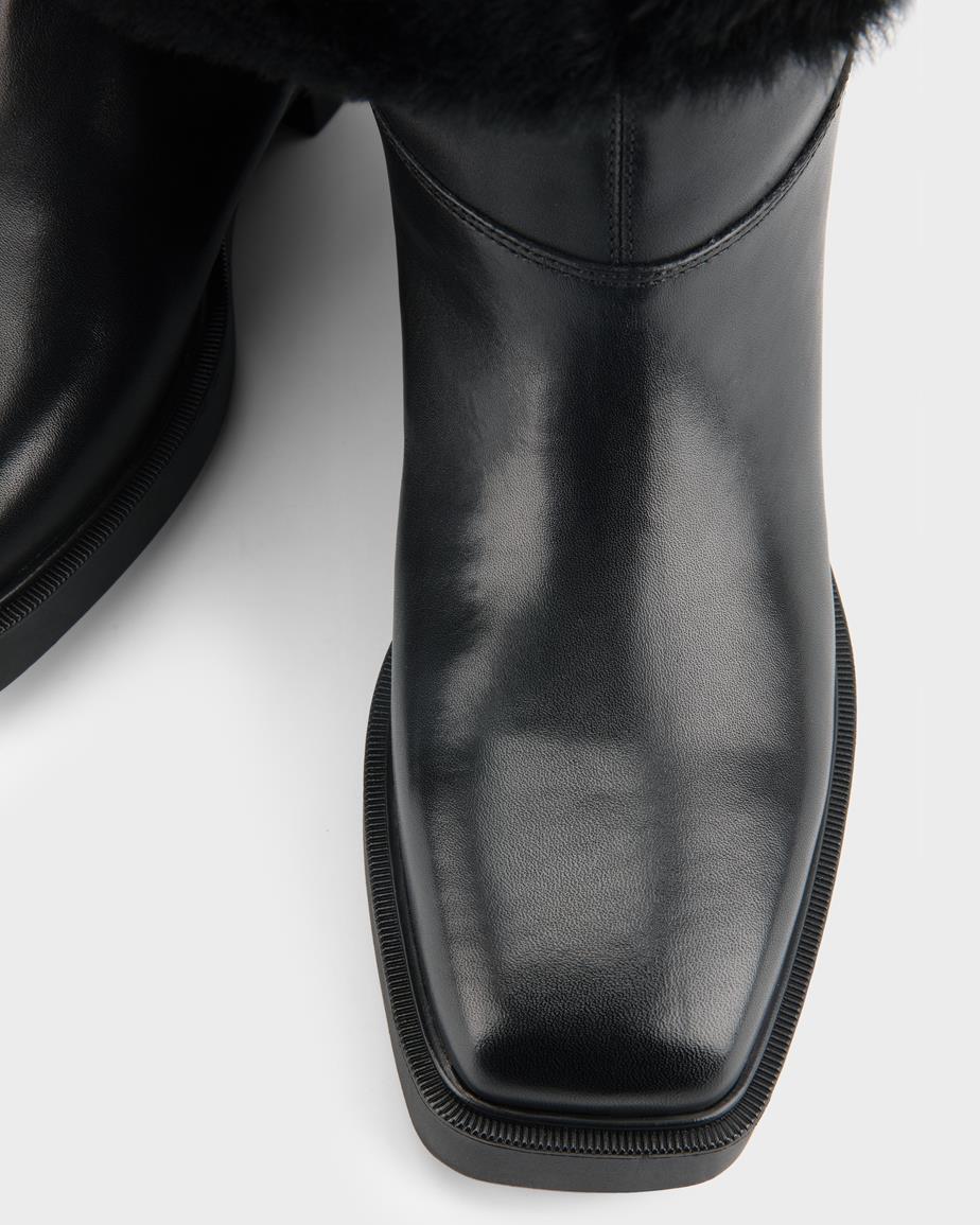 Jillian bottes Noir, Cuir