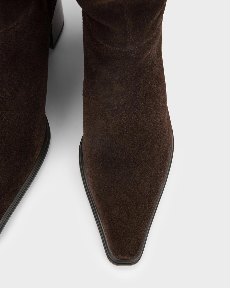 Giselle boots Mörkbrun, Mocka