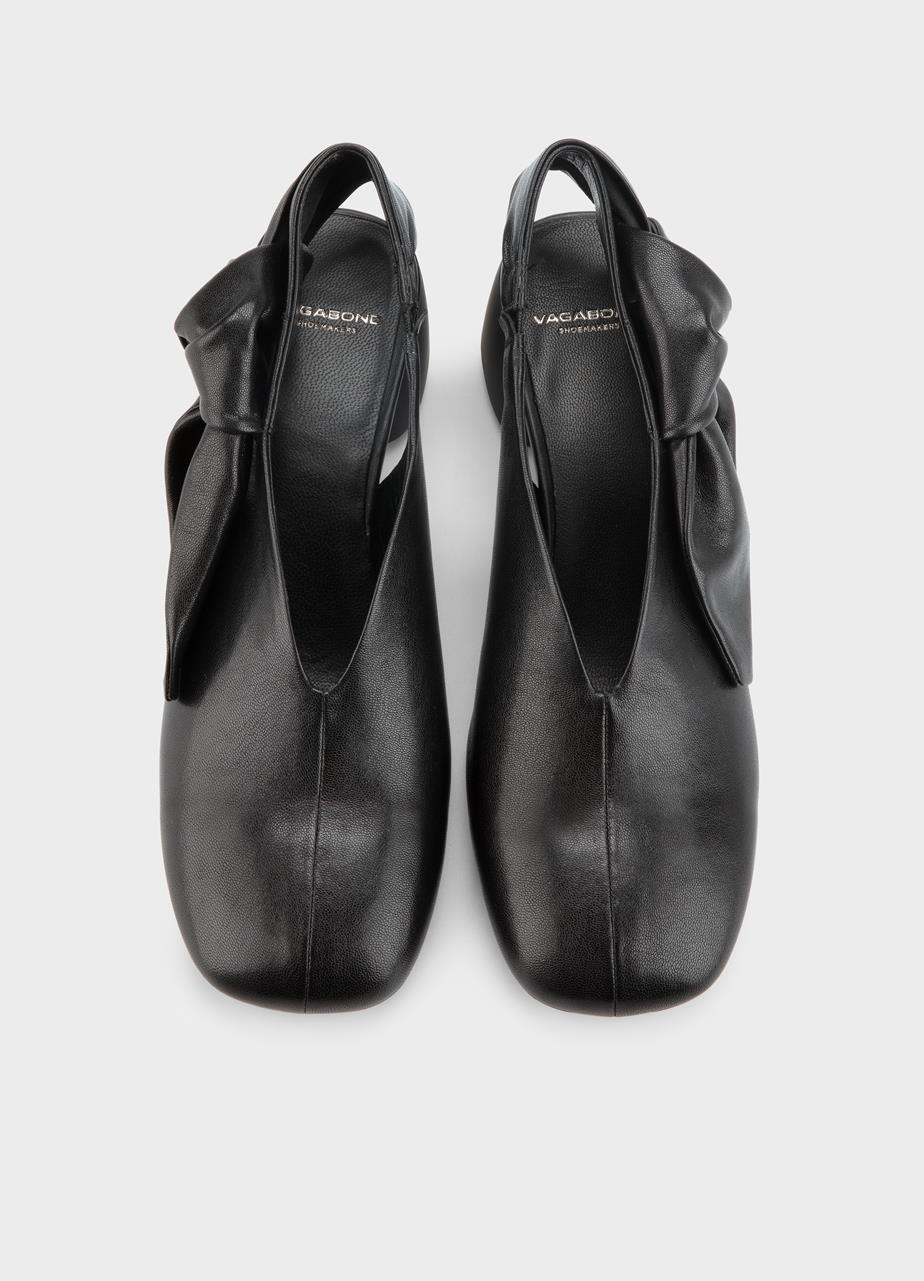 Livia avokkaat Musta, Nahka