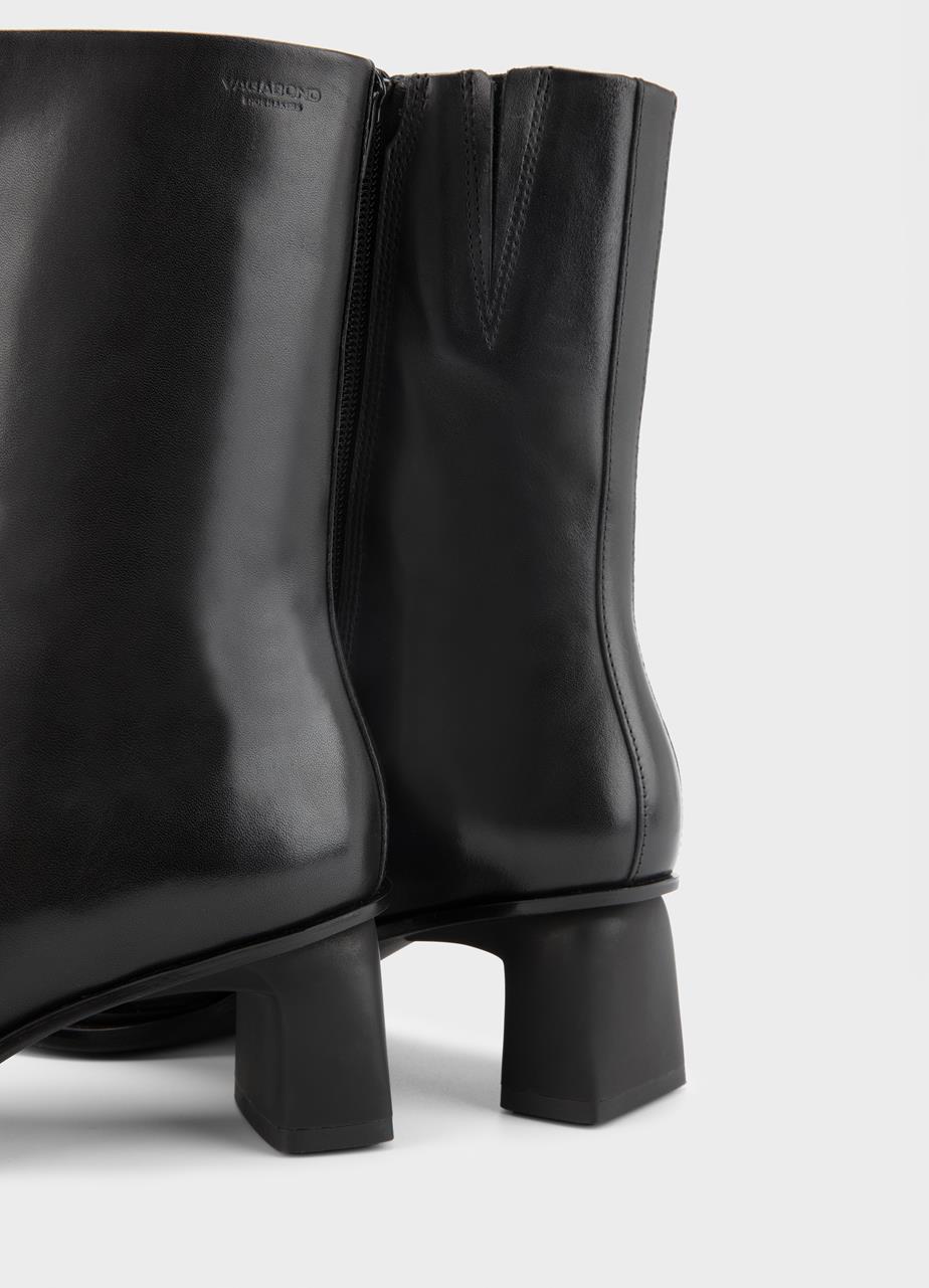 Elvina stiefeletten Schwarzes, Leder