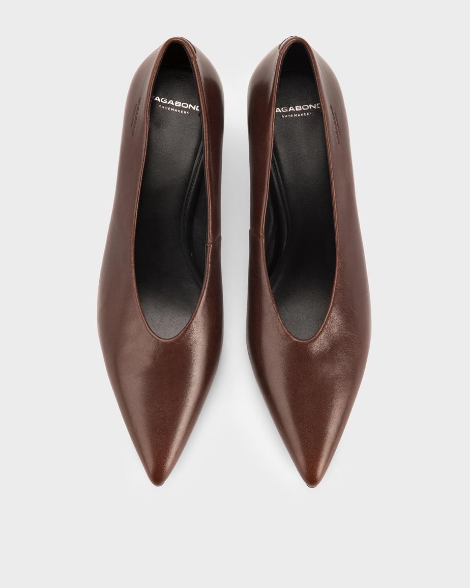 Alissa pumps Barna, Bőr