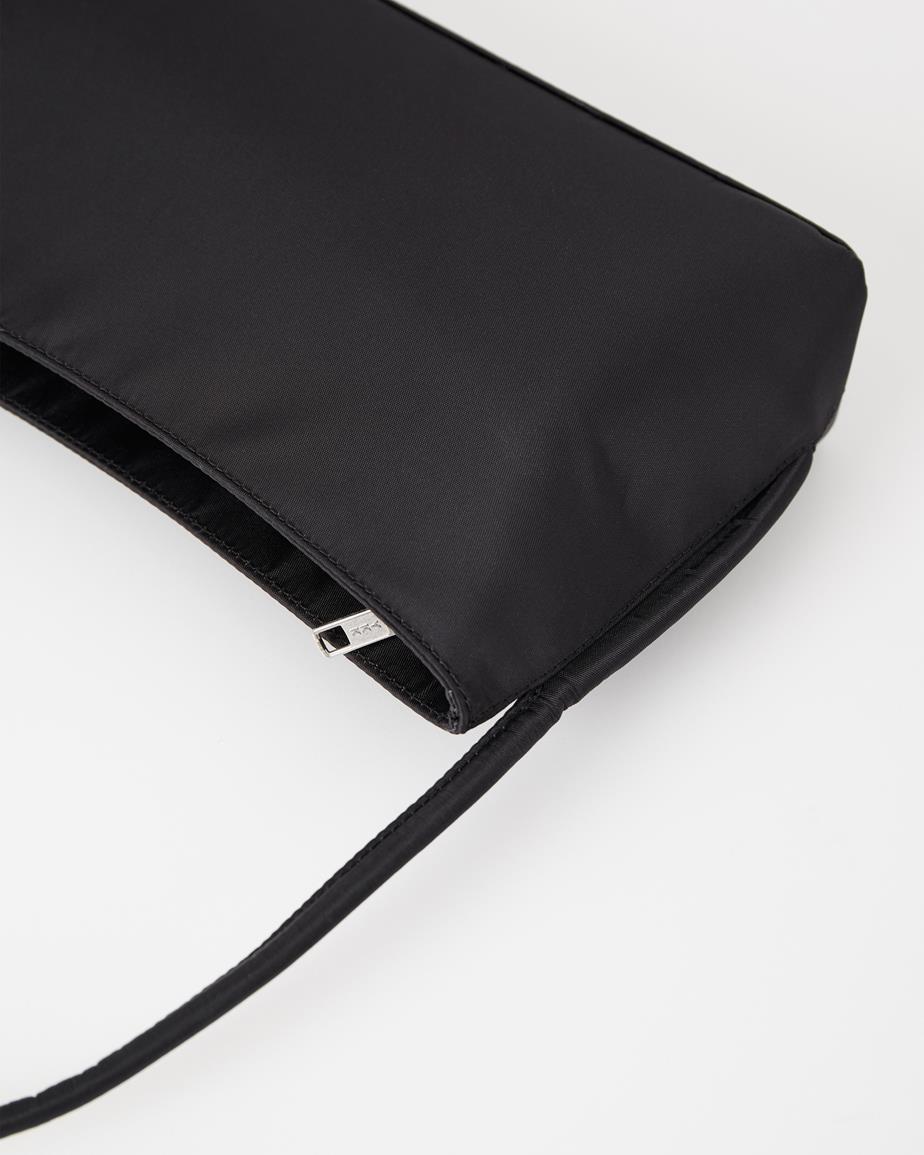 Verona bag Black, Leather/Nylon