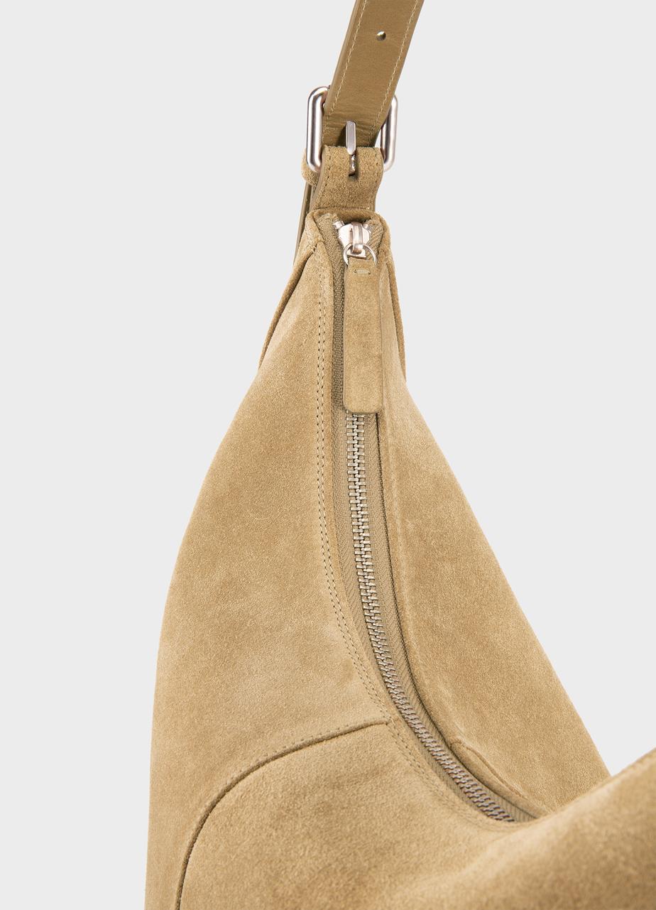 Hilo bag Beige suede