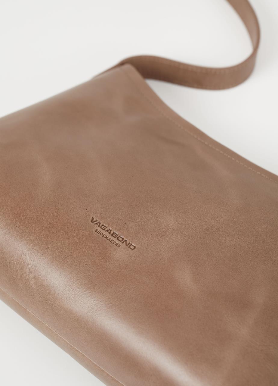 Naples bag Light Brown brush-off leather