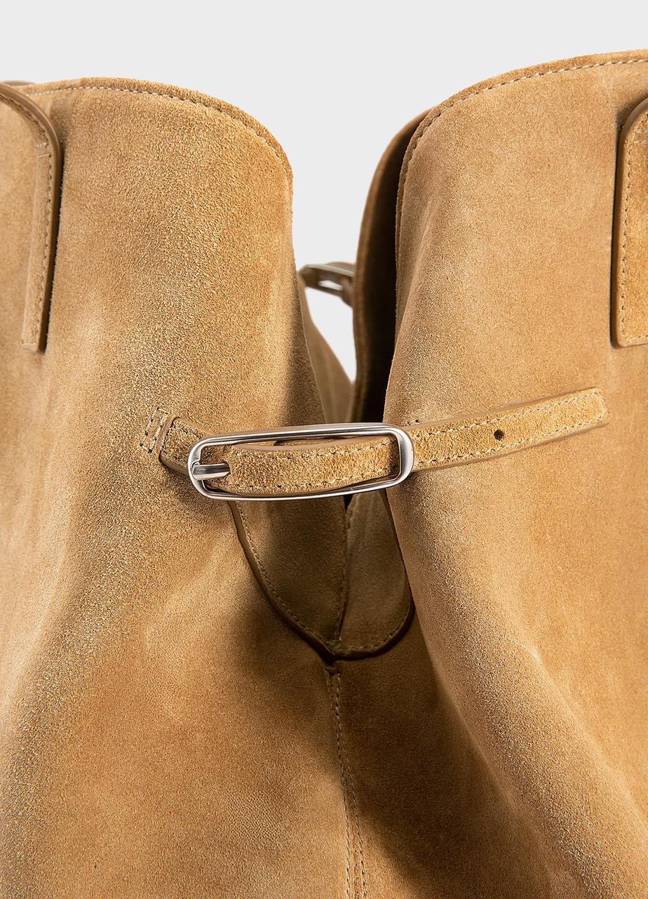 Cannes borsa Beige camoscio