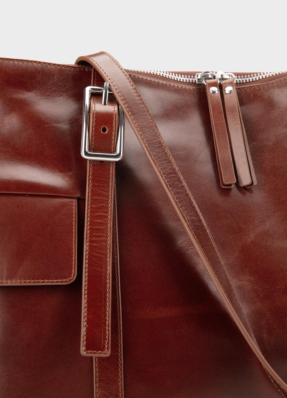 Thira bag Brown, Leather