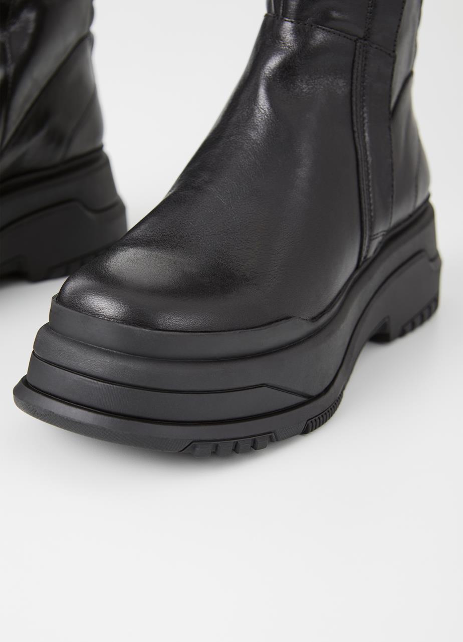 Emmi tall boots Black leather
