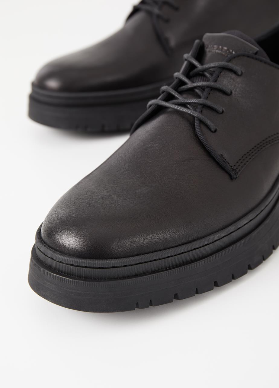 James shoes Black leather