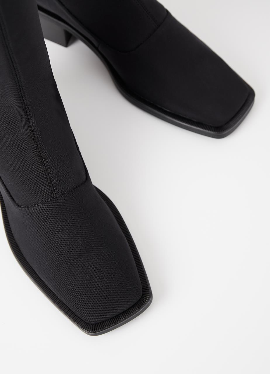 Blanca boots Black textile stretch