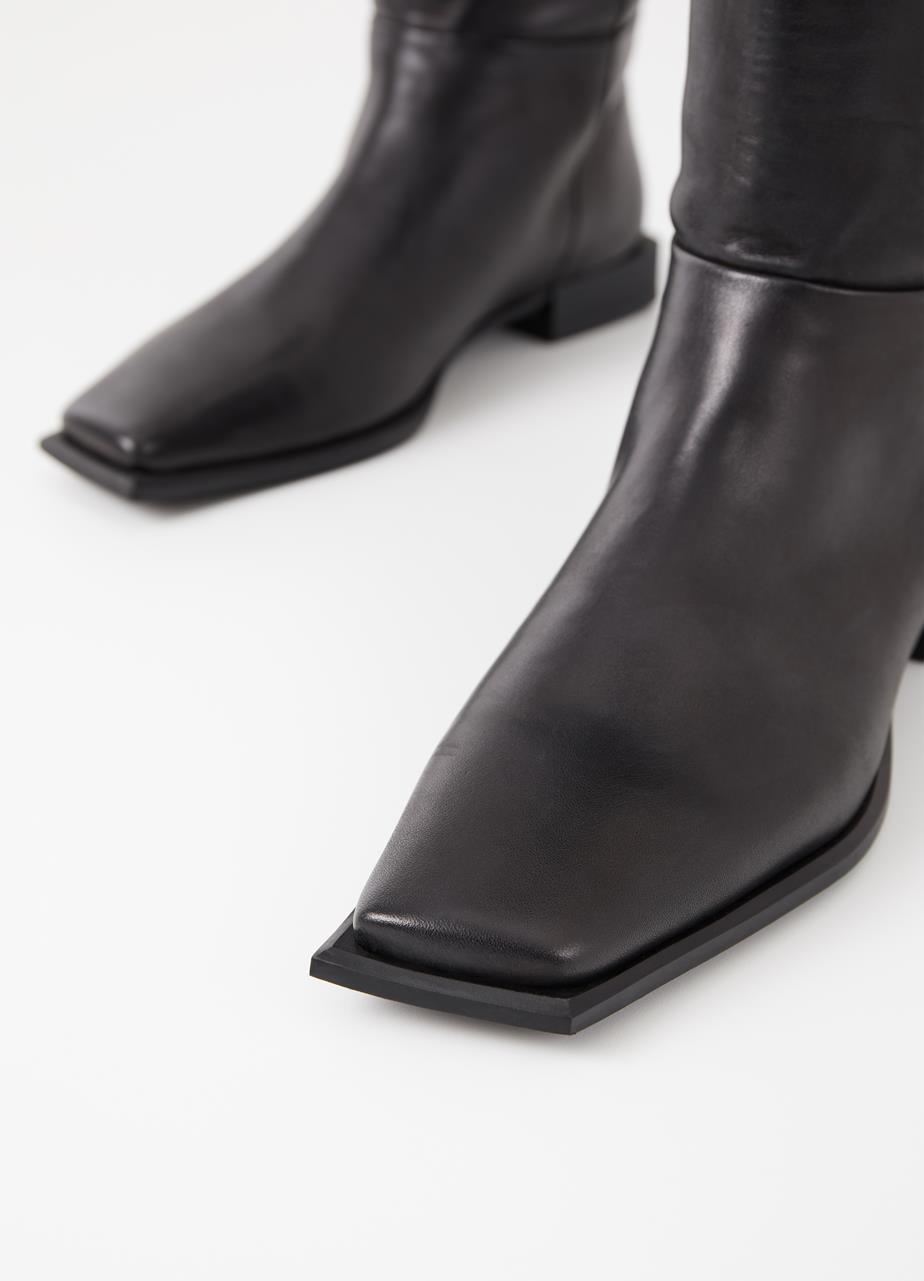 Salma tall boots Black leather