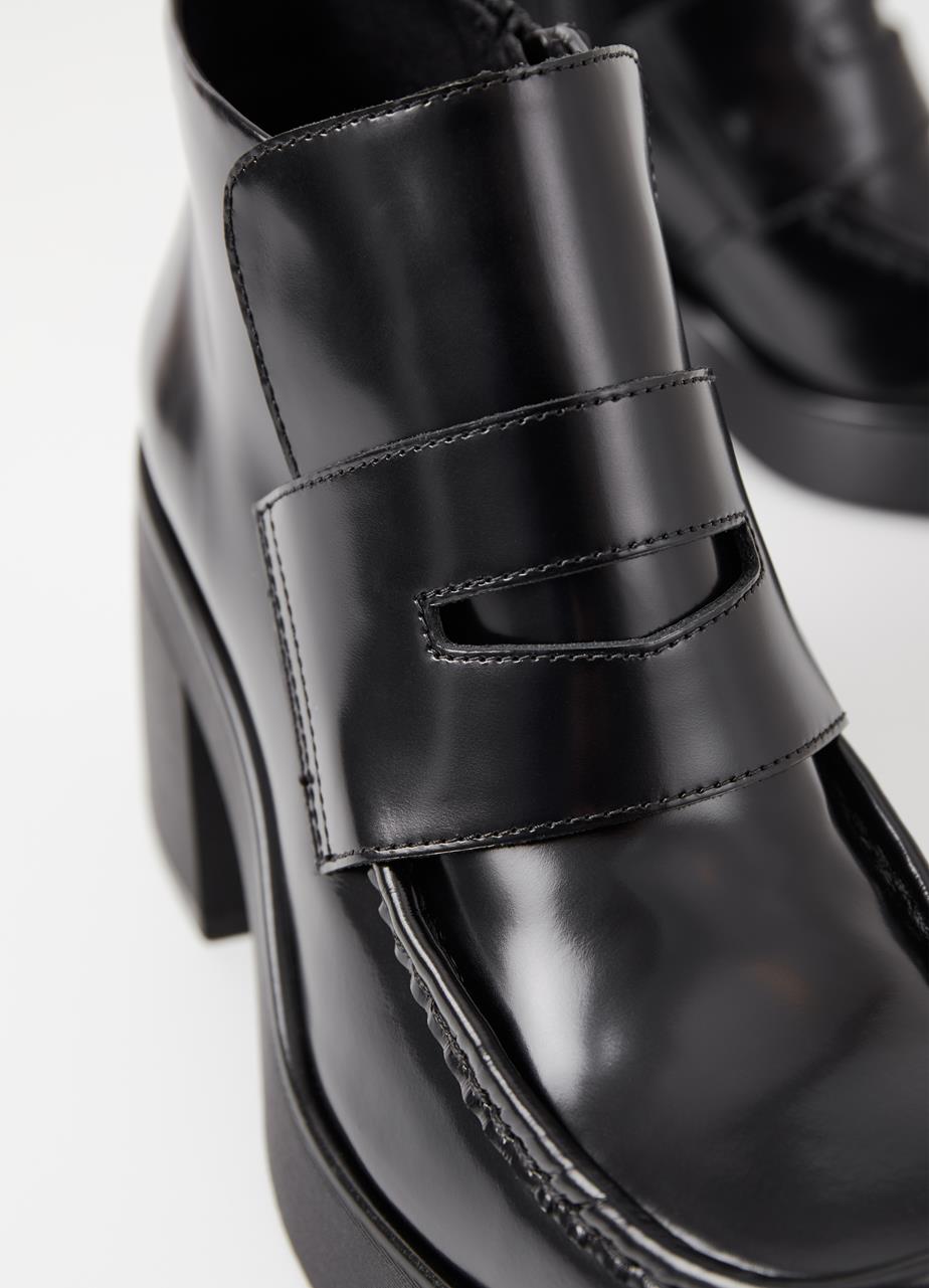 Brooke ботинки и сапоги Чёрный polished leather