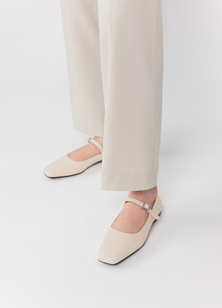 Delia chaussures Blanc Cassé cuir