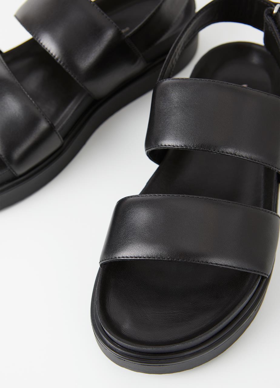 Seth sandals Black leather