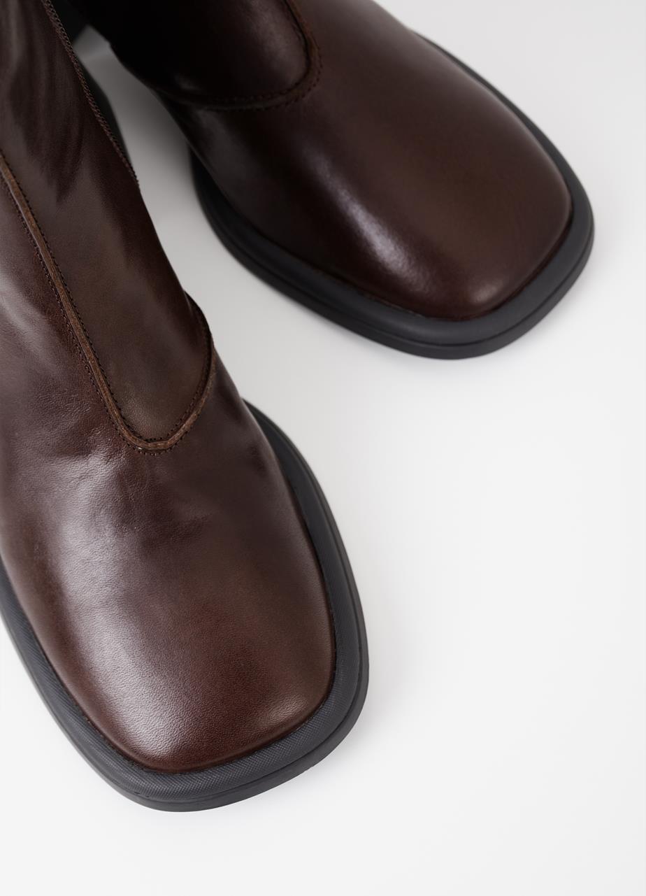 Ansıe boots Dark Brown leather