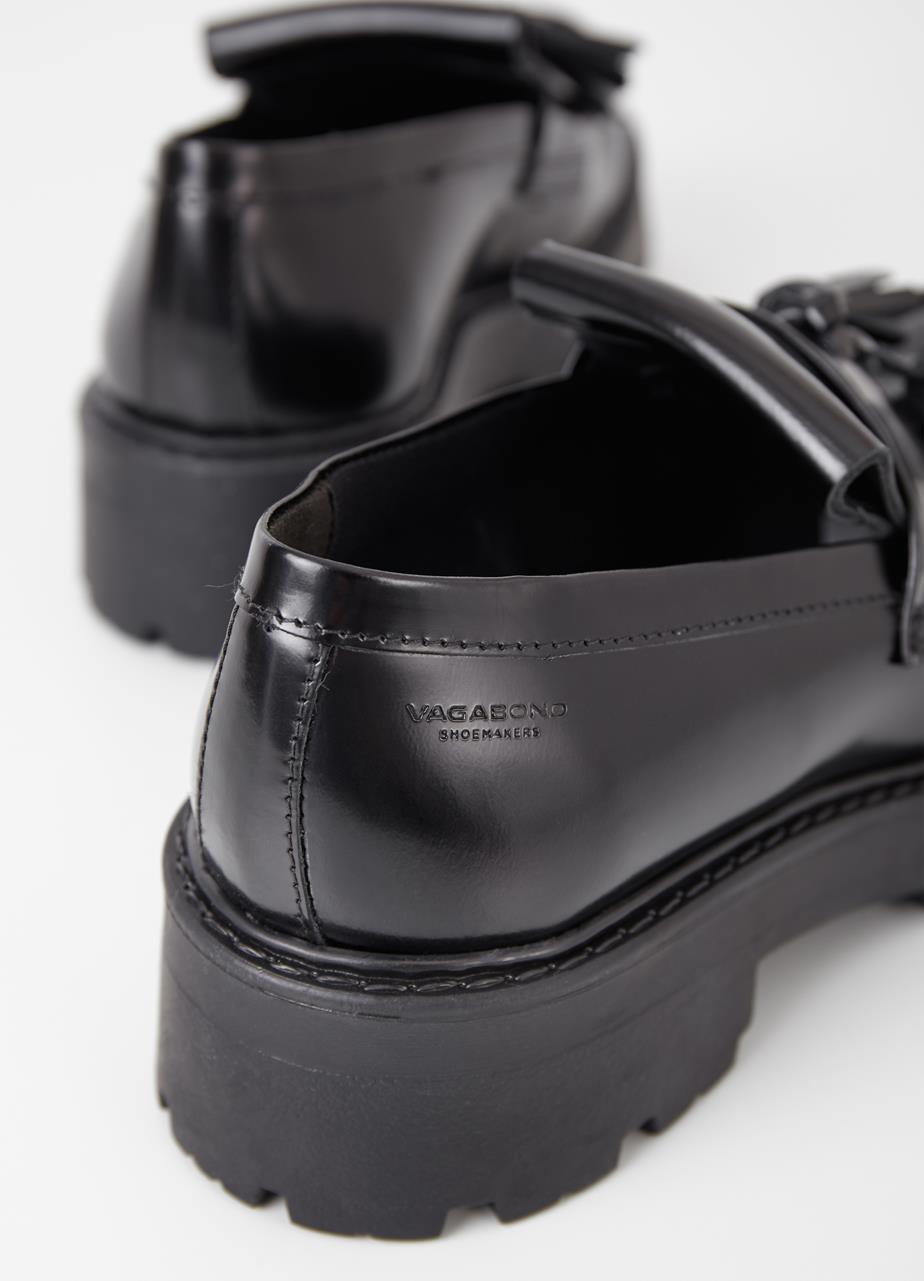 Cosmo 2.0 loafer Zwart gepolijst leer