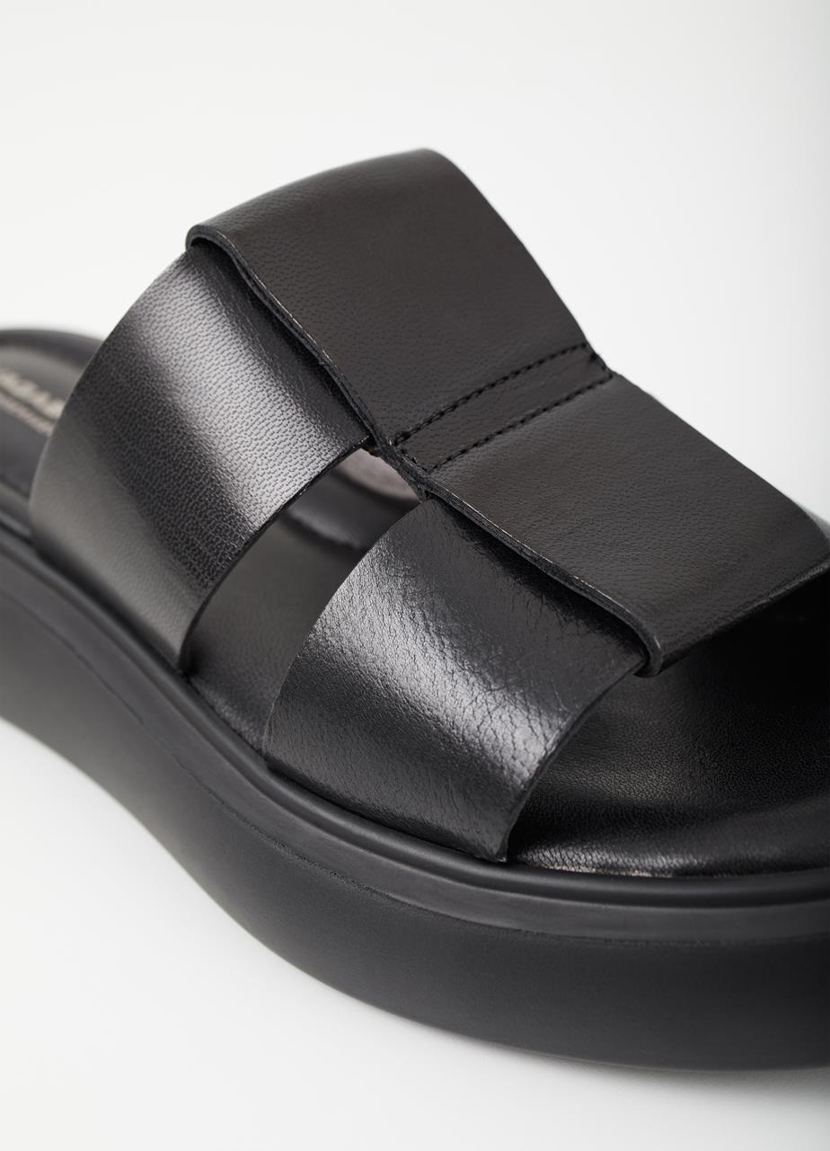 Blenda sandaler Sort læder