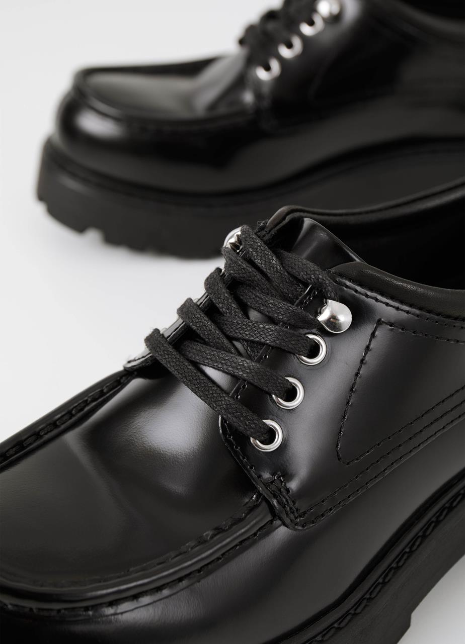 Cosmo 2.0 čevlji Črno polirano usnje