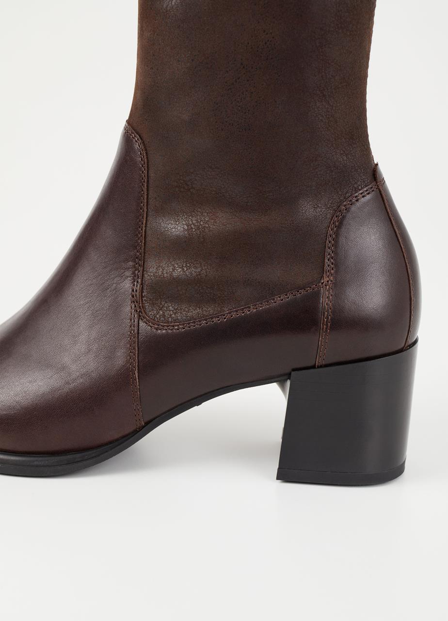 Giselle boots Brun skinn/kombination