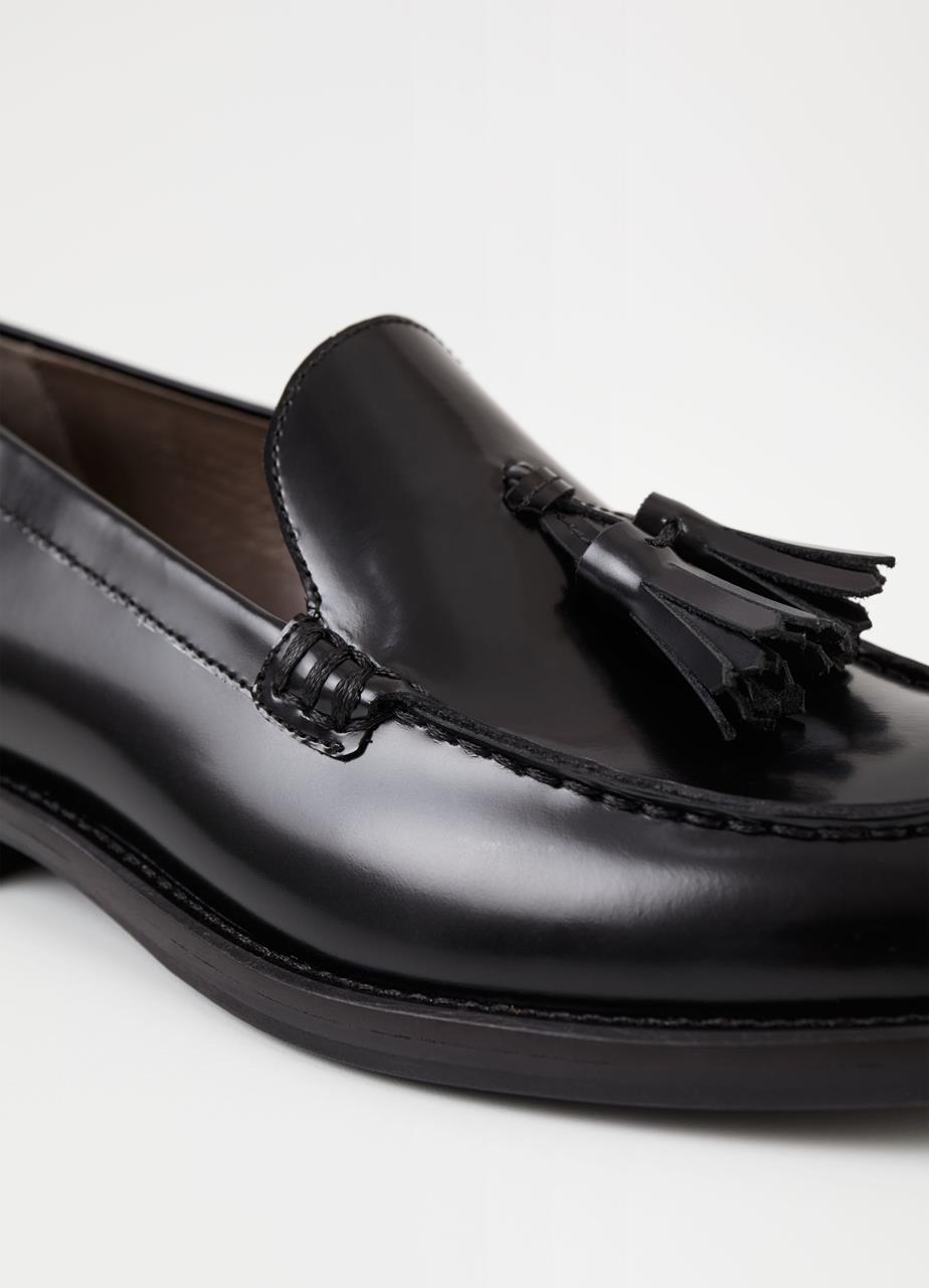 Naima loafer Black polished leather