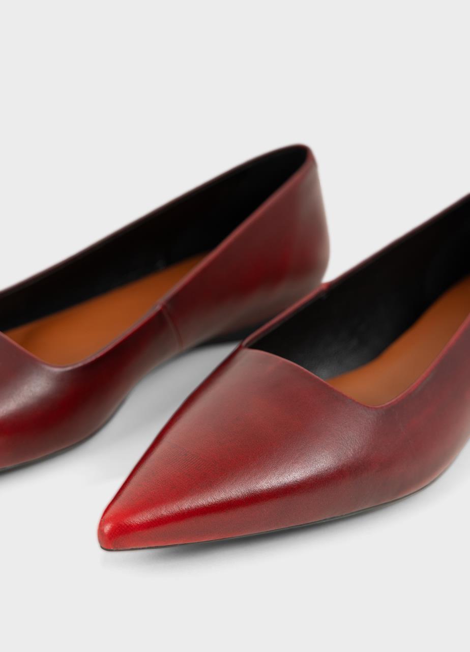 Hermine scarpe basse Rosso brush off