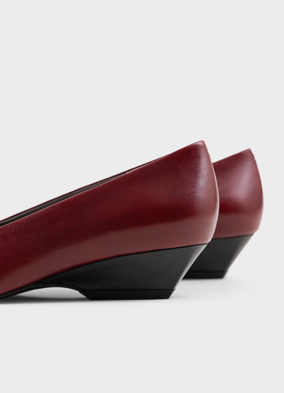 Sonya pumps Dark Red leather