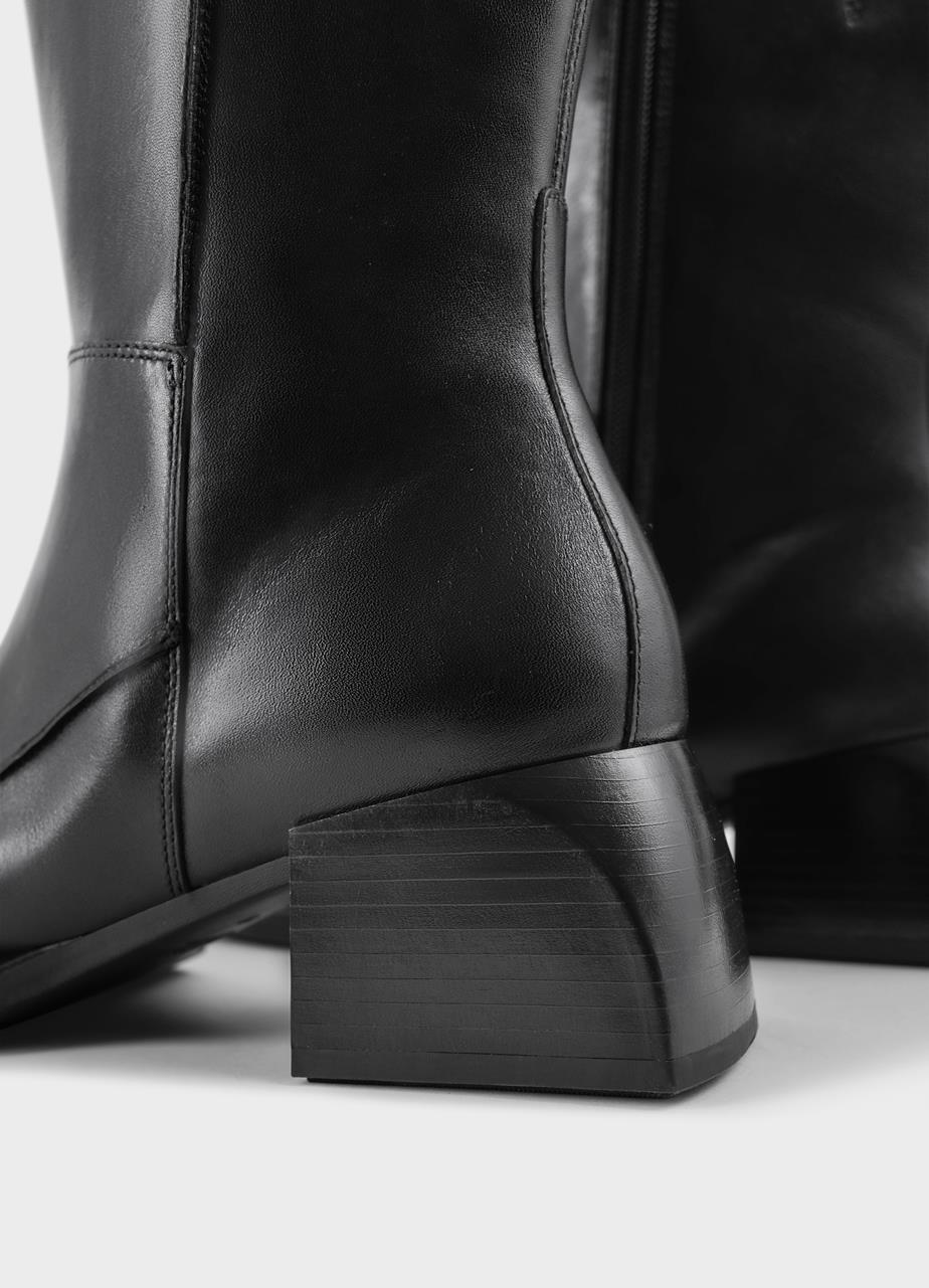 Vivian tall boots Black leather