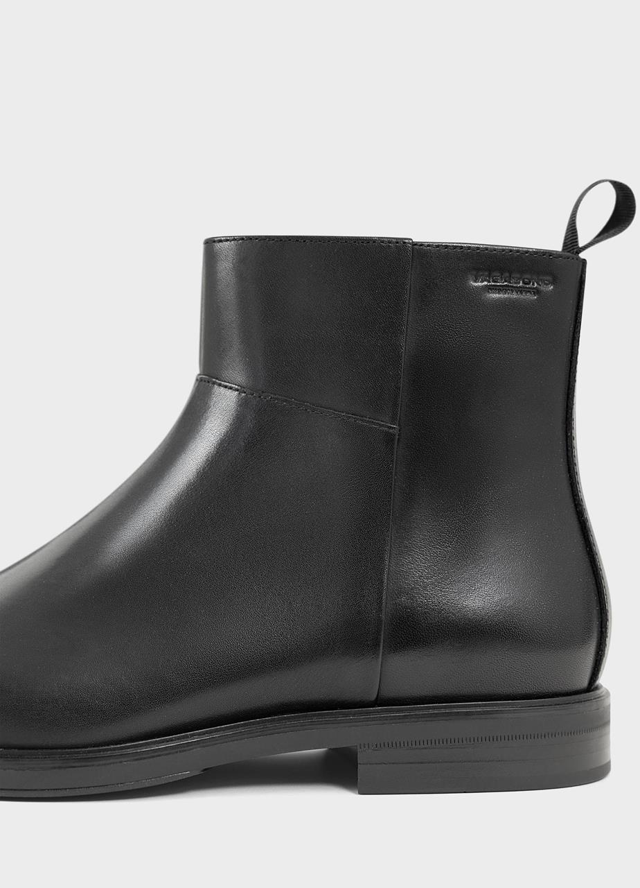 Andrew bottes Noir cuir