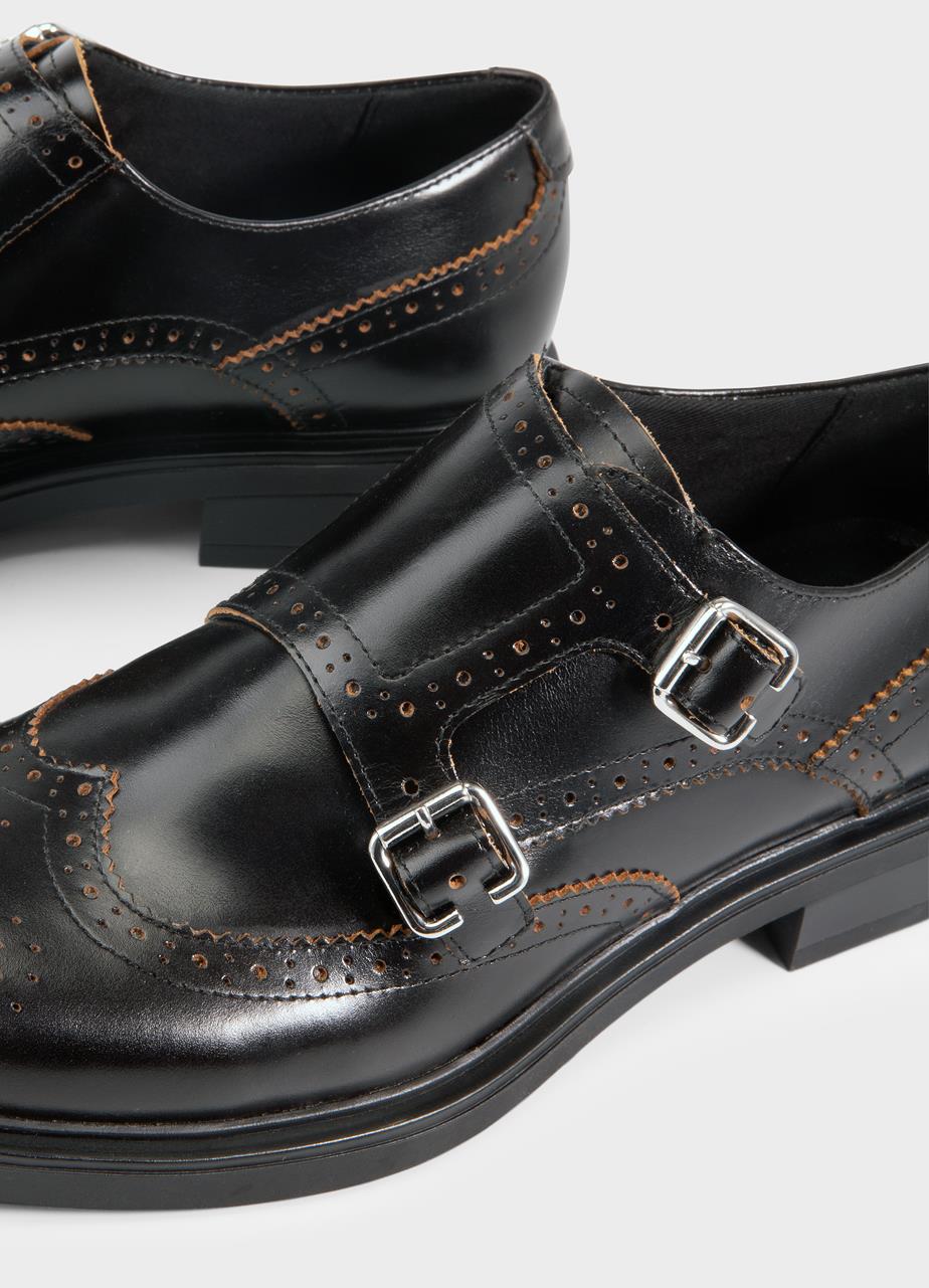Freya buty Czarny kontrastowe krawędzie