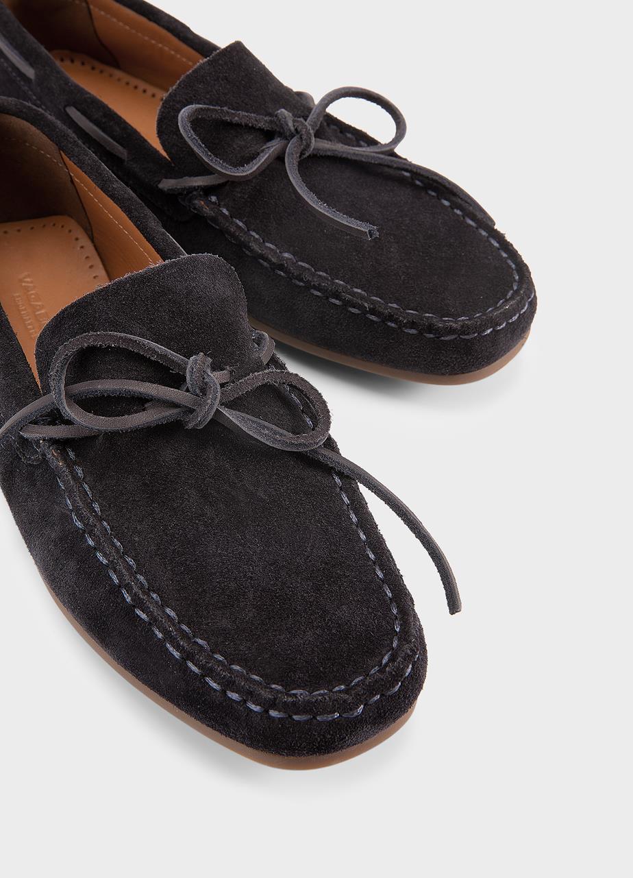 Larissa loafers Σκουρο Μπλε, Σουεντ