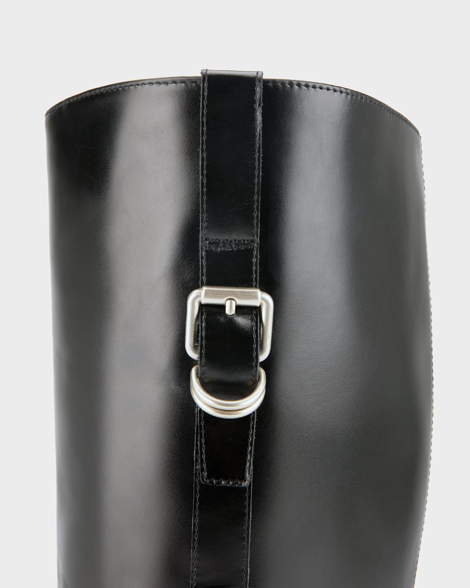 Freya tall boots Black, Leather