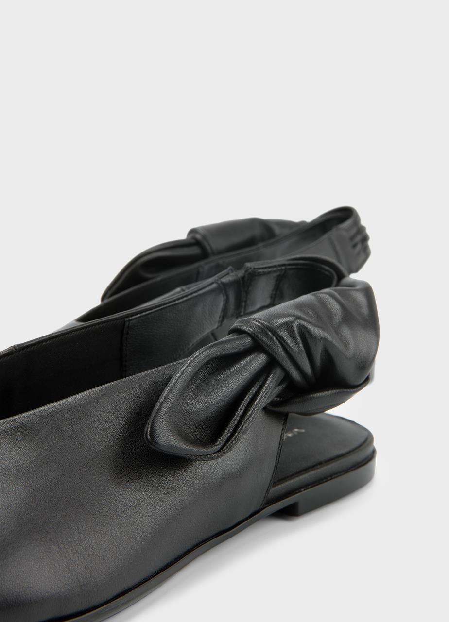 Aleya schoenen Zwart, Leer