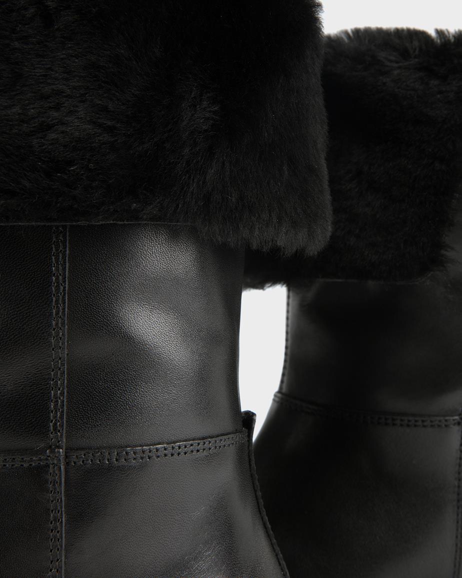 Jillian bottes Noir, Cuir