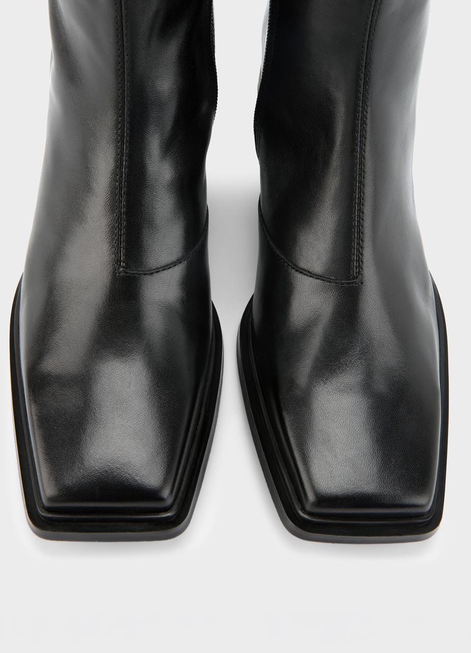 Elvina stiefeletten Schwarzes, Leder