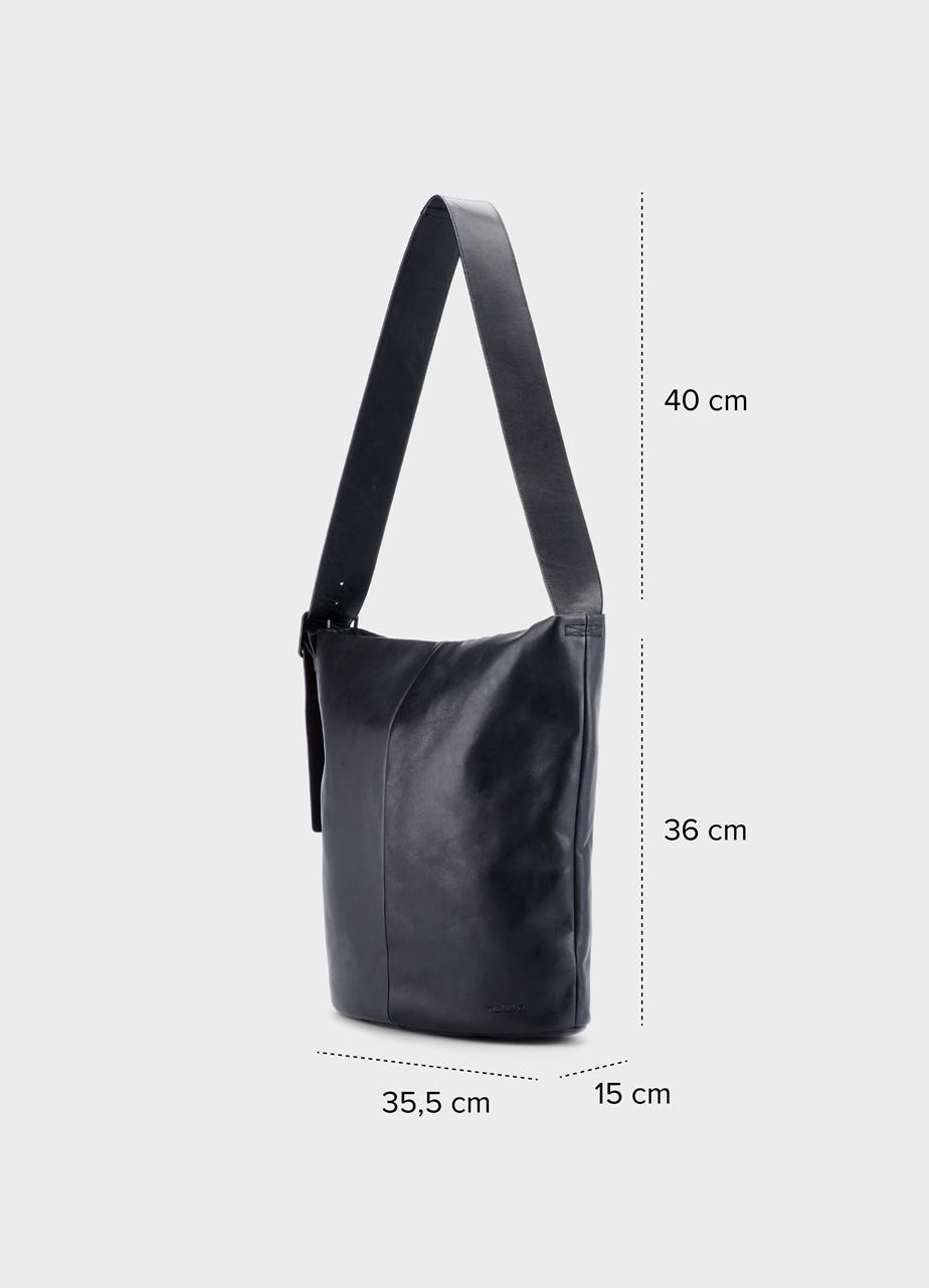Stockholm sac Noir, Cuir