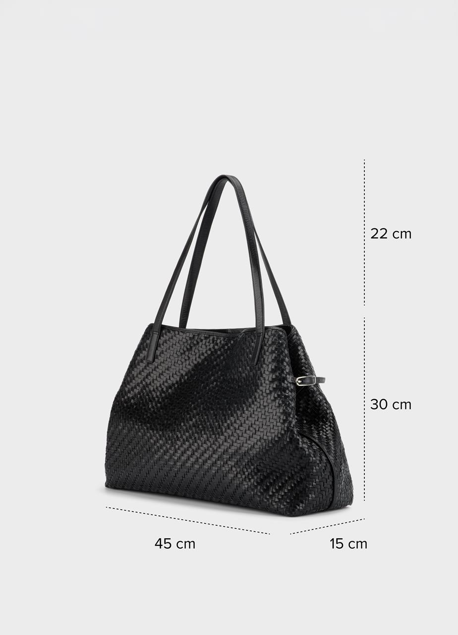 Cannes tasche Schwarzes, Geflochten