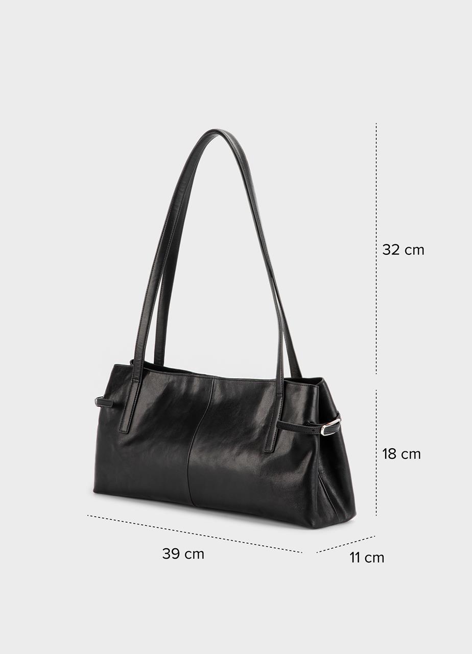 Cannes mini kabelka Černá, Kůže