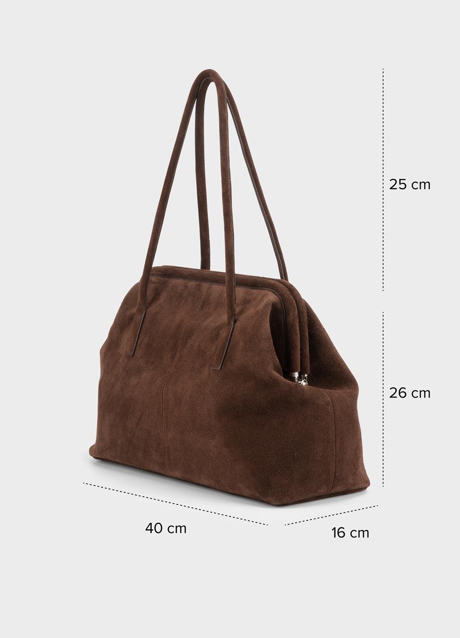 Louisiana bag Dark Brown, Suede