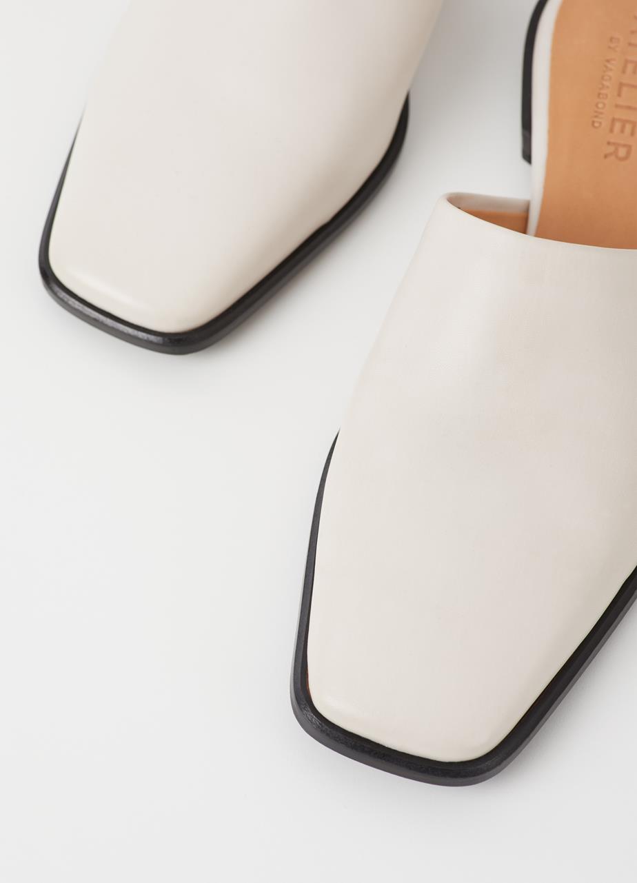 Gina mules Off-White leather