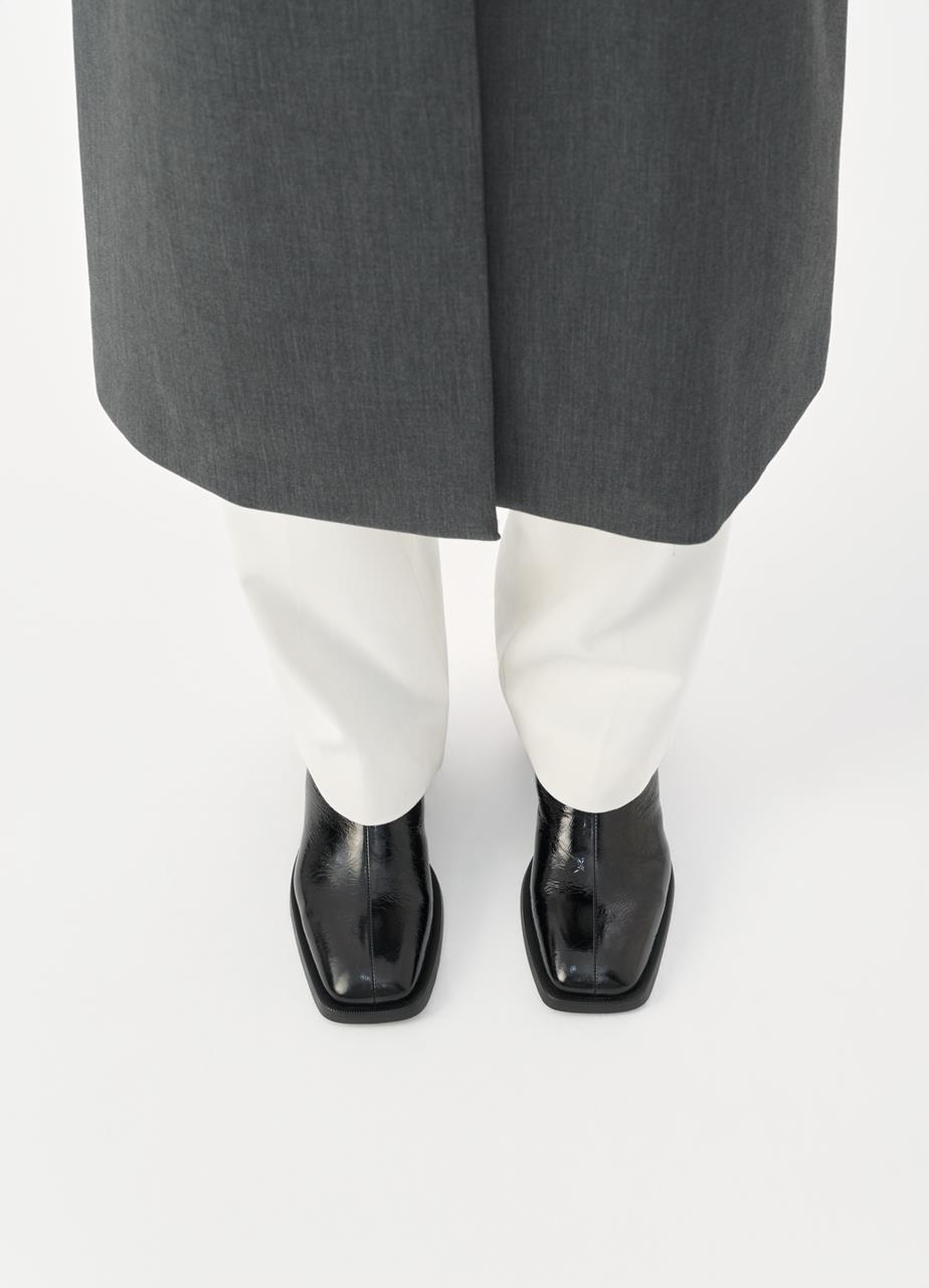 Blanca ankle boots Black patent leather