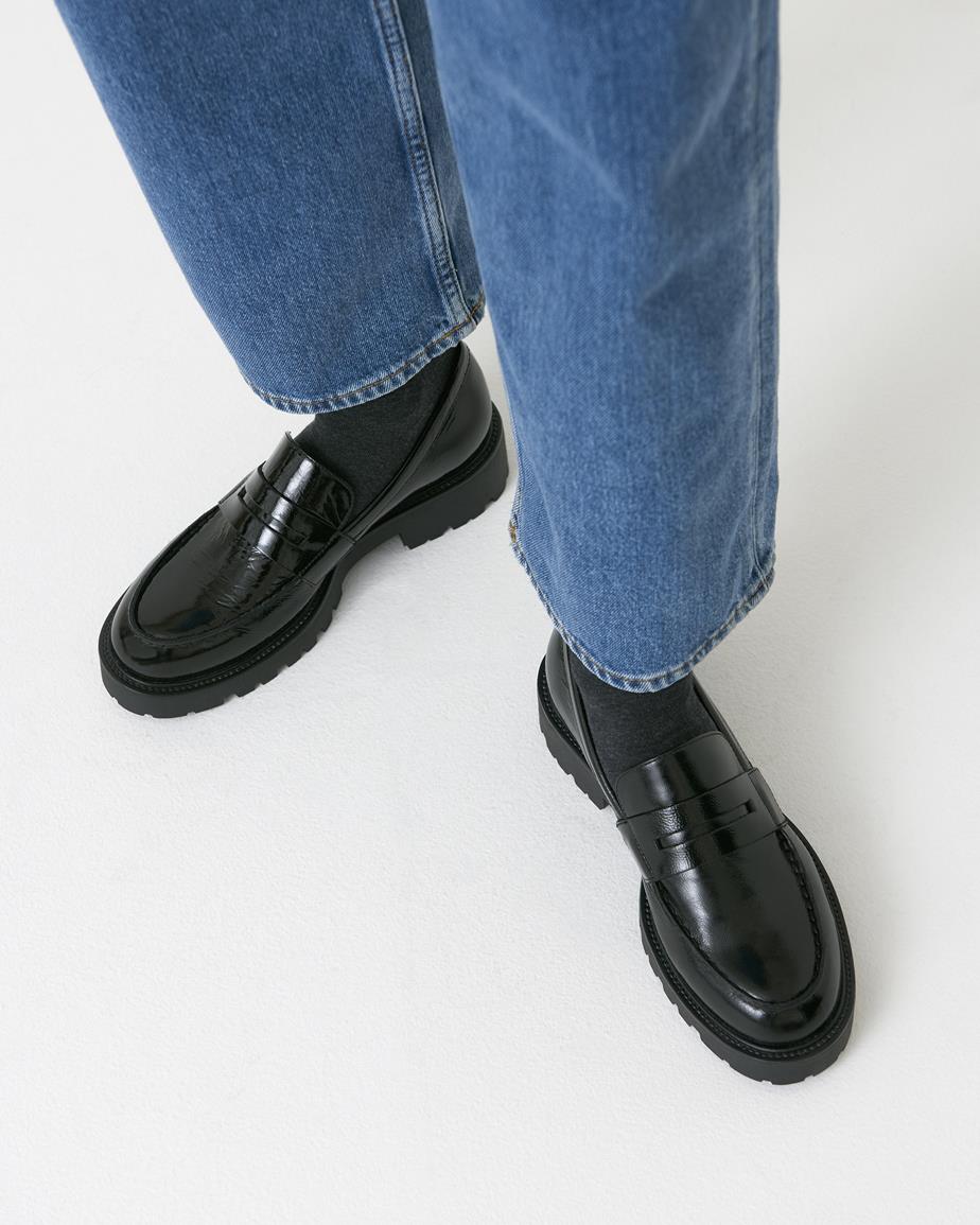Kenova loafers Black, Patent Leather