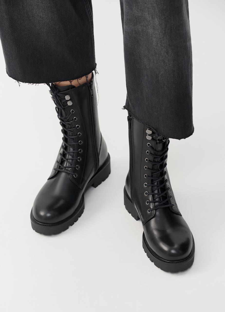 Kenova boots Black leather