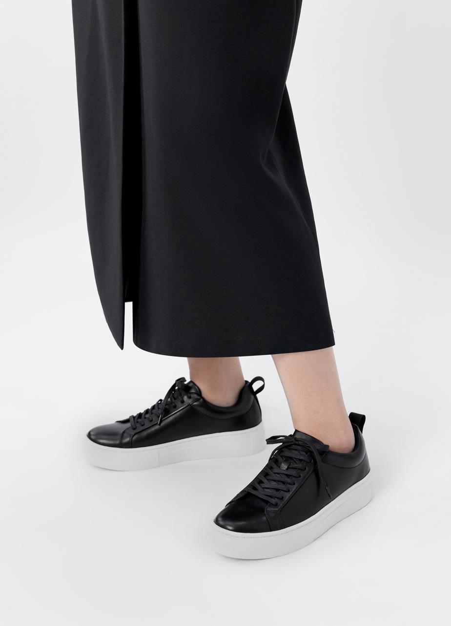 Zoe platform sneakers Μαύρο δερμα