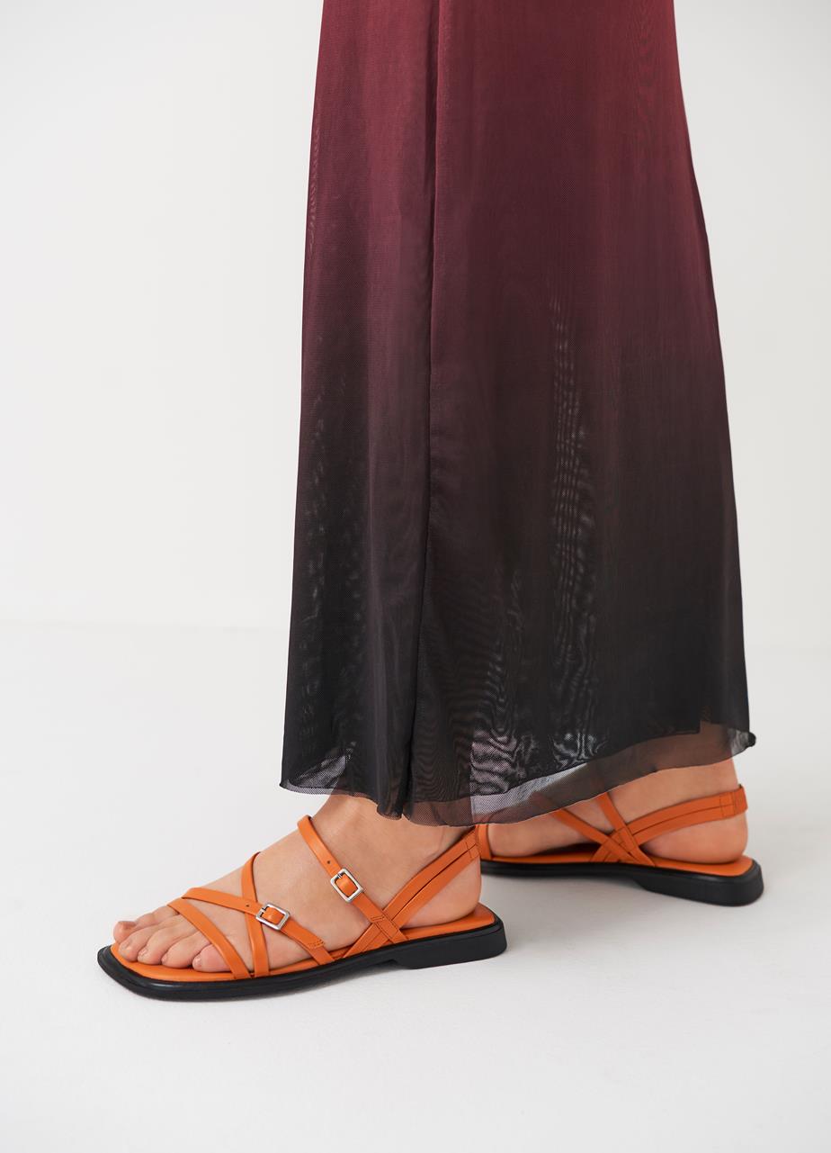 Izzy sandaler Orange läder