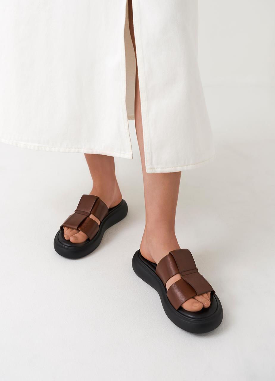 Blenda sandaler Brun læder