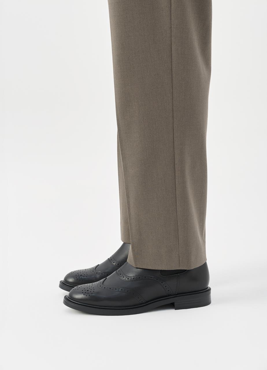 Amina stivali Nero pelle