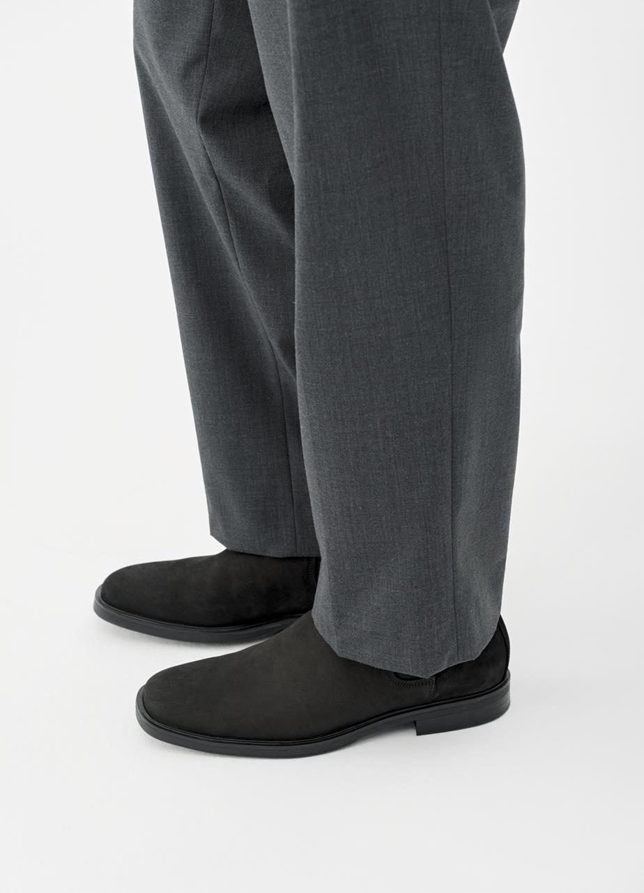 Andrew botki i kozaki Czarny nubuk